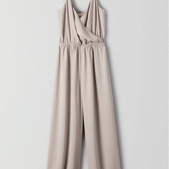 Wilfred Soft Pink Summer Evening Wedding Light Jumpsuit Size Large - Picture 5 of 16